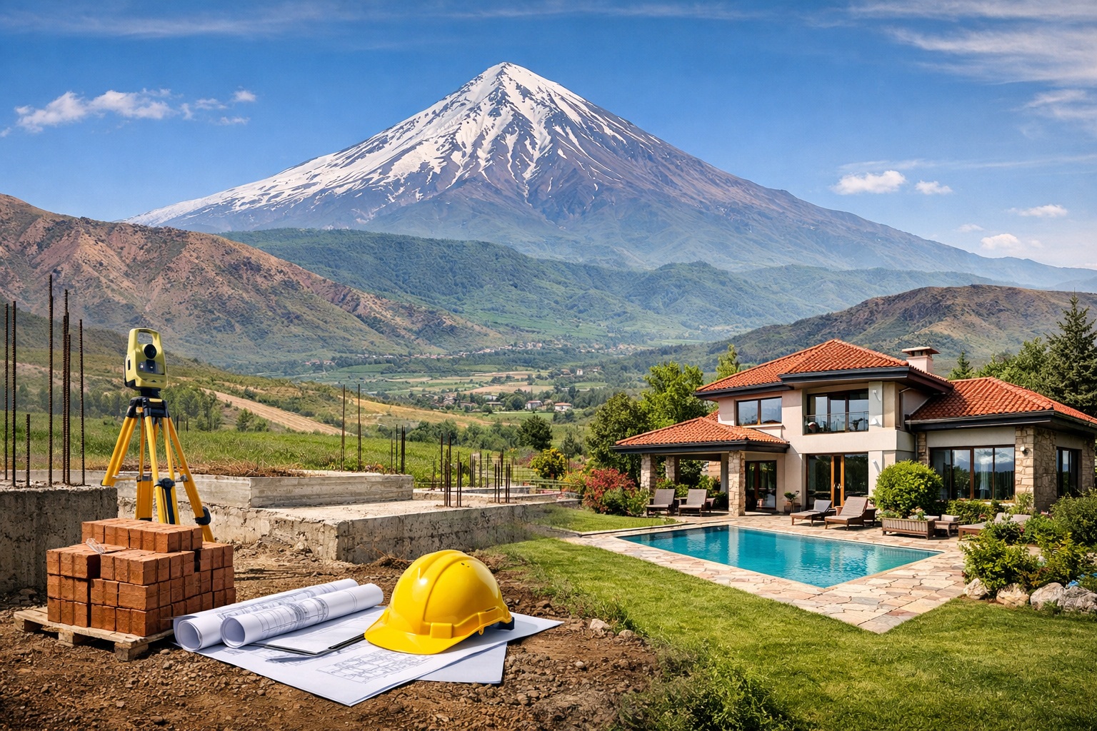 مقایسه ویلا و زمین در دماوند